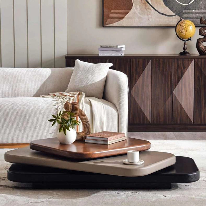 Verona Coffee Table Veneer - Walnut Black