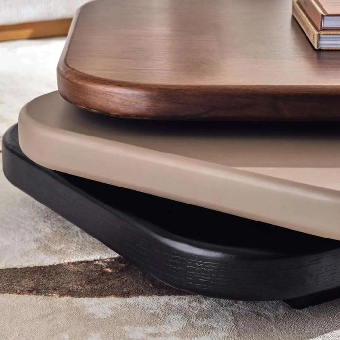 Verona Coffee Table Veneer - Walnut Black