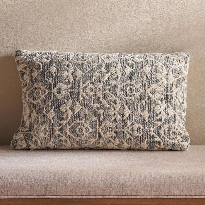 Verona Filled Cushion 30X50Cm - Grey
