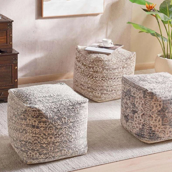 Verona Pouf 45X45X45Cm - Beige