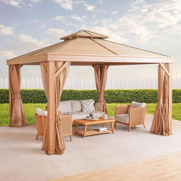 Verronica Gazebo 365X365X300 Cm - Brown