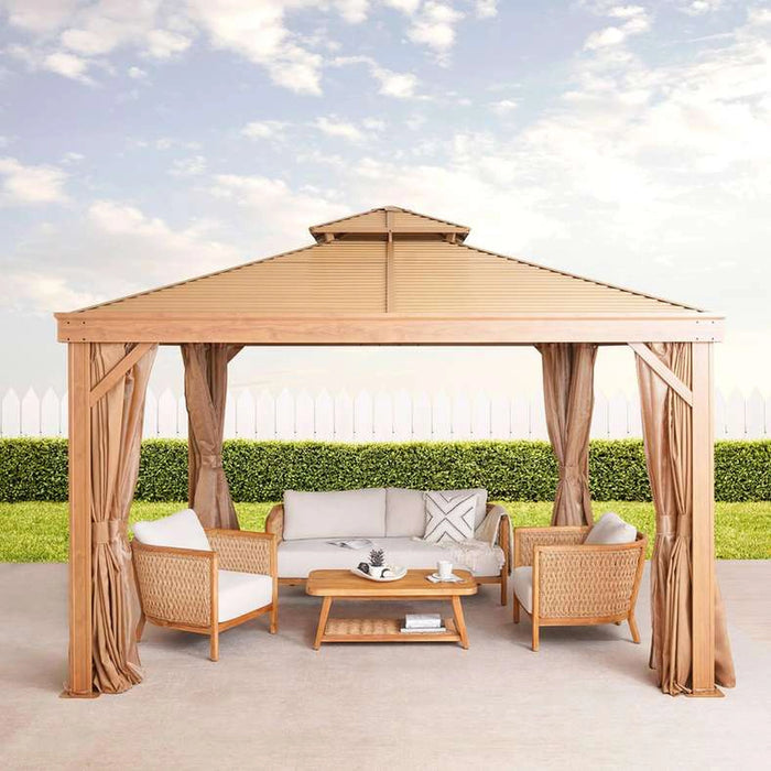 Verronica Gazebo 365X365X300 Cm - Brown