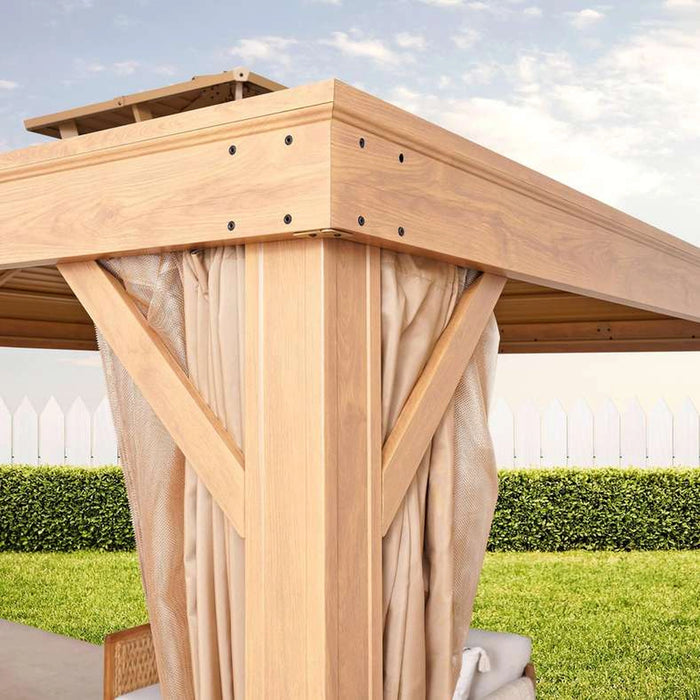 Verronica Gazebo 365X365X300 Cm - Brown