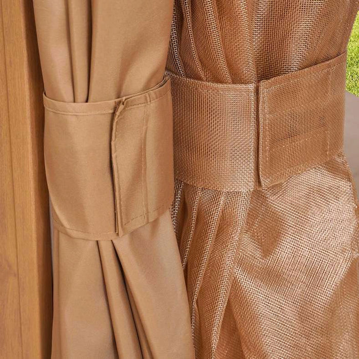 Verronica Gazebo 365X365X300 Cm - Brown