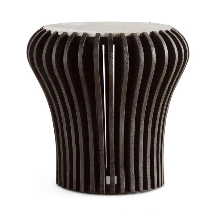 Versa End Table Marble - Walnut