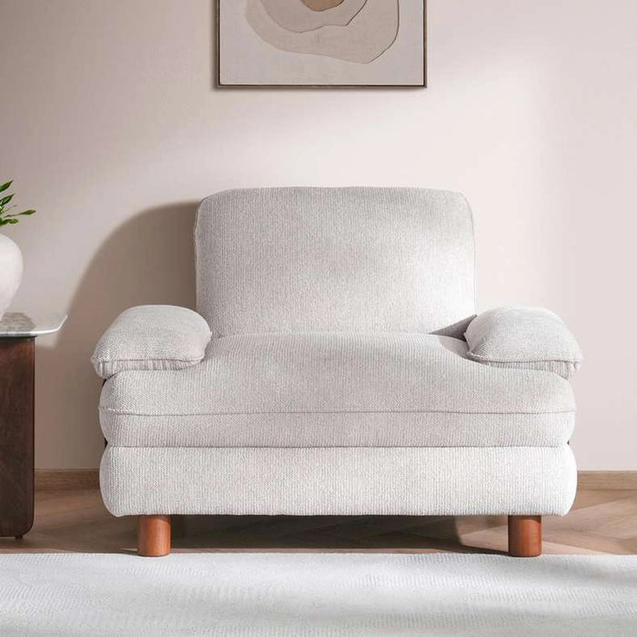 Verta Single Seater Sofa - Beige