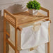 Vesper 3-Tier Bamboo Storage Drawers 95Cm - Natural And White Pan Home