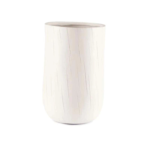 Viana Polyresin Planter 37X37X56Cm - White Pan Home