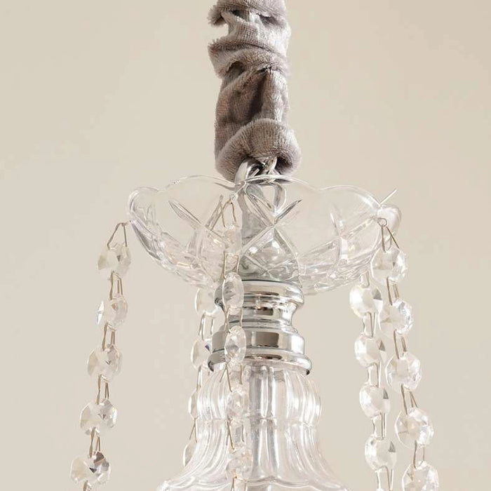 Victorian 5-Light E14 Chandelier 60X45Cm - Chrome