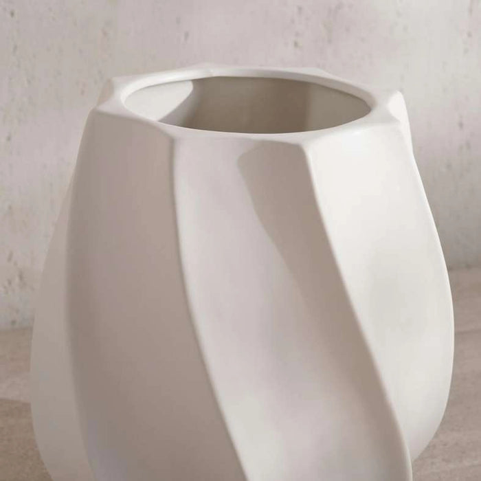 Vienna Ceramic Vase 20X20X20.7Cm - White