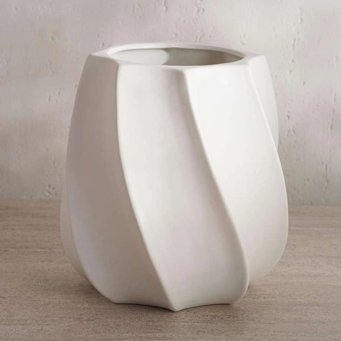 Vienna Ceramic Vase 20X20X20.7Cm - White