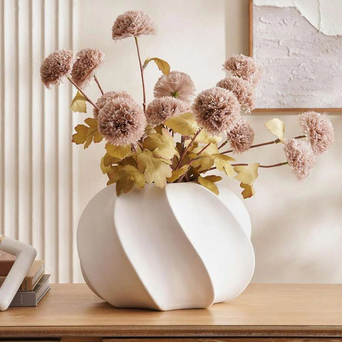 Vienna Ceramic Vase- White