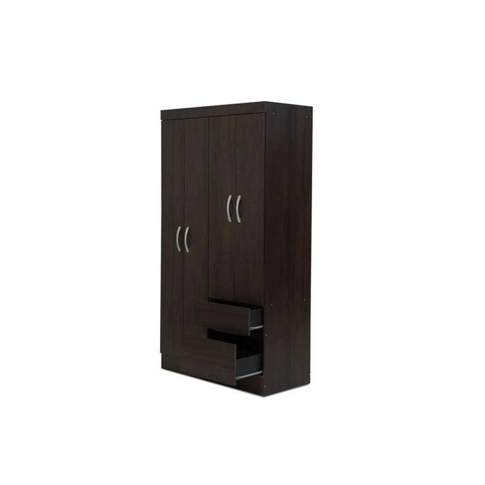 Vilacia 4 Door Wardrobe - Light Brown