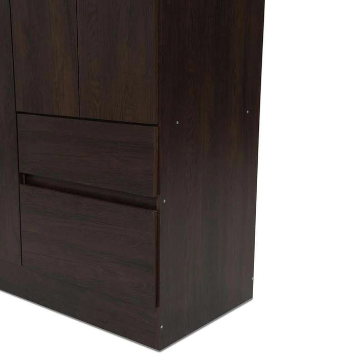 Vilacia 4 Door Wardrobe - Light Brown