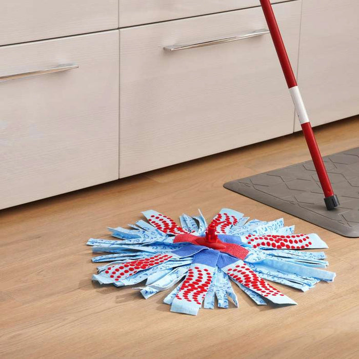 Vileda Supermocio 3 Action Cleaning Mop Refill 37X14X7Cm -Red