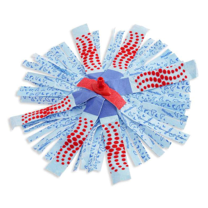 Vileda Supermocio 3 Action Cleaning Mop Refill 37X14X7Cm -Red