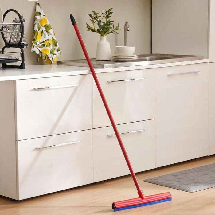 Vileda Wipe And Dry Floor Wiper With Handle 42X9X130Cm-Red
