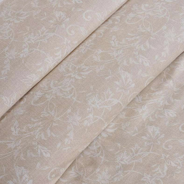 Vine Floral 3-Piece Full Comforter Set 160X220Cm - Beige