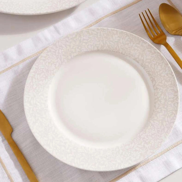Vintage Victoria 32-Piece New Bone China Dinner Set - Beige
