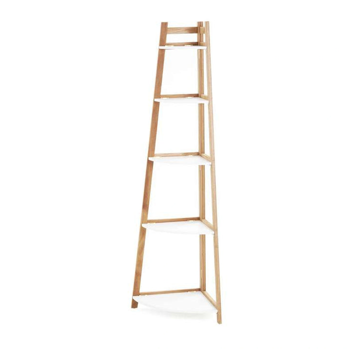 Viola 5-Tier Wooden Planter Stand 39X39X156Cm - White