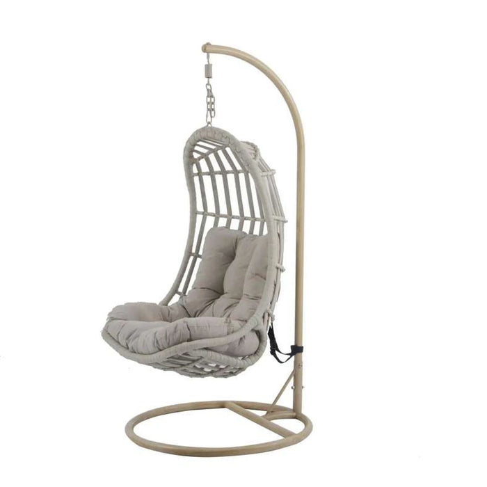Vira Outdoor Swing Hanging Cage -Light Grey