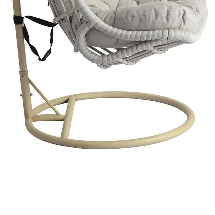 Vira Outdoor Swing Hanging Cage -Light Grey