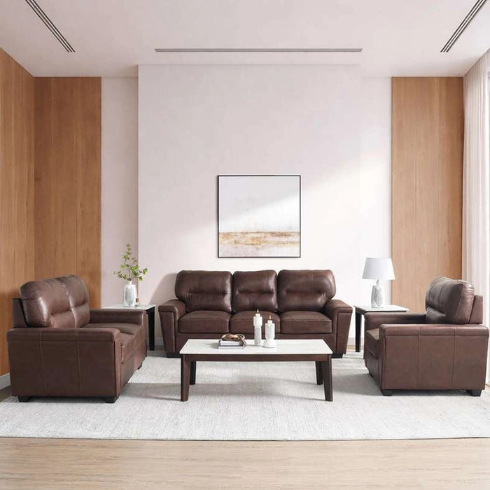 Virelia 3 Seater Sofa - Brown