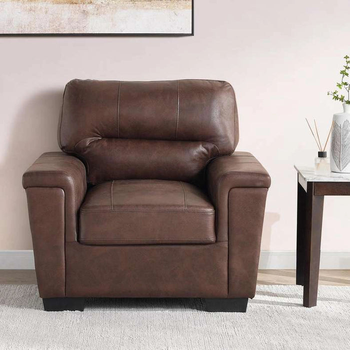 Virelia Single Seater Sofa - Brown