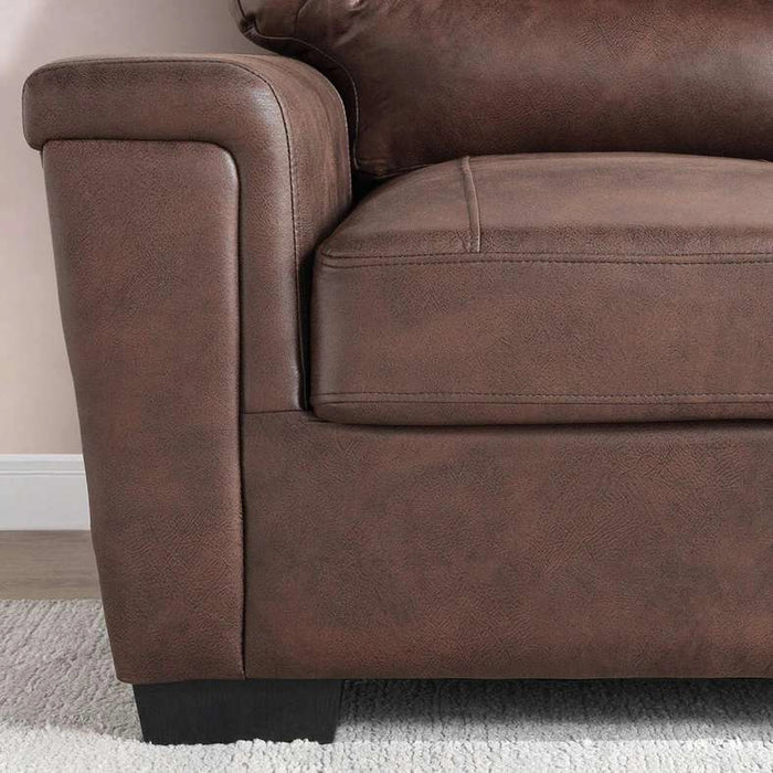 Virelia Single Seater Sofa - Brown