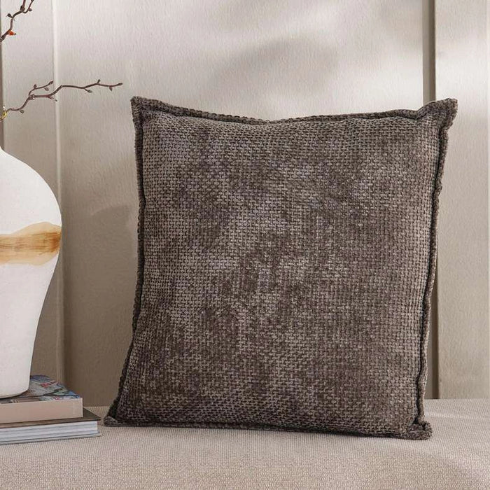 Viston Chenille Filled Cushion 45X45Cm - Grey