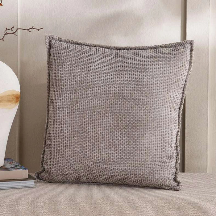 Viston Chenille Filled Cushion 45X45Cm - Silver
