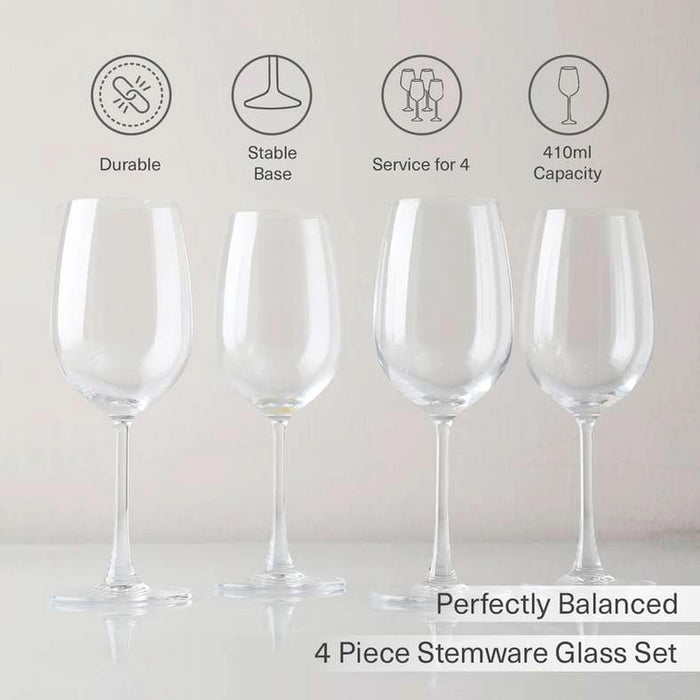 Vivace 4-Piece Stemware 410Ml - Clear
