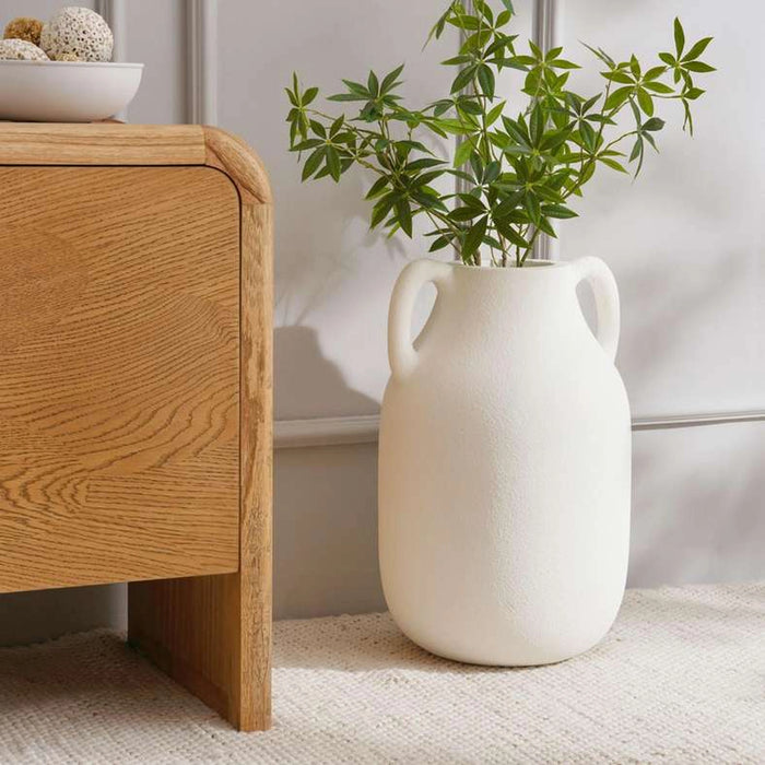 Vivian Fibre Glass Vase 38.5X38.5X60.5Cm- White