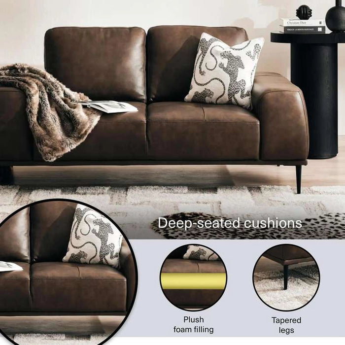 Vlog 2 Seater Sofa - Brown