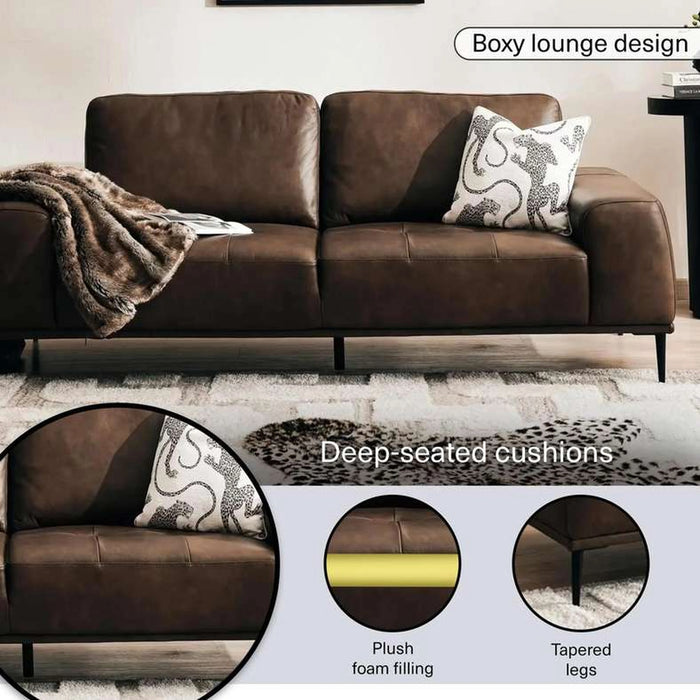 Vlog 3 Seater Sofa - Brown