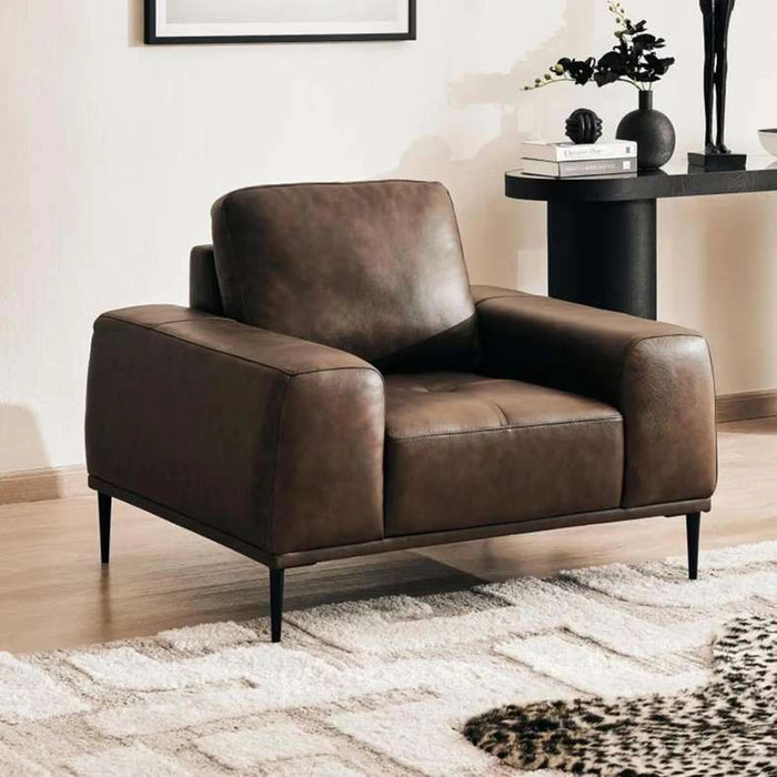 Vlog Single Seater Sofa- Brown
