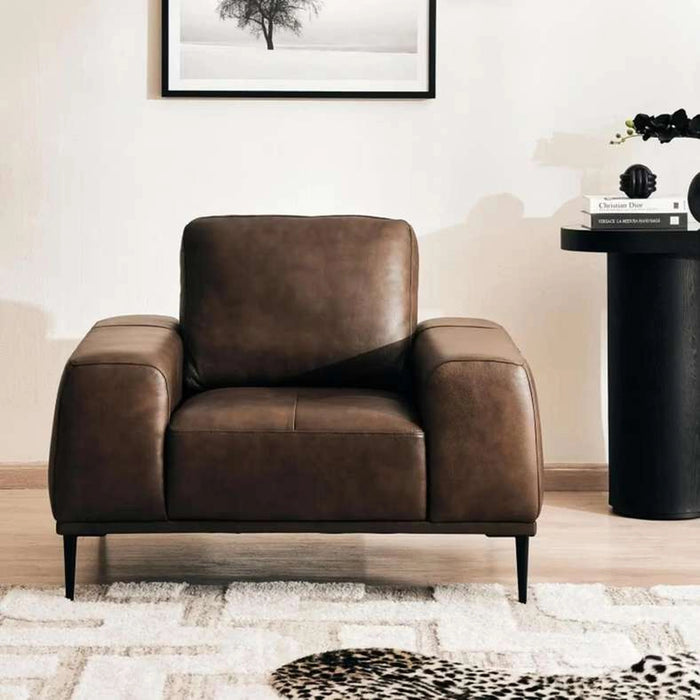 Vlog Single Seater Sofa- Brown