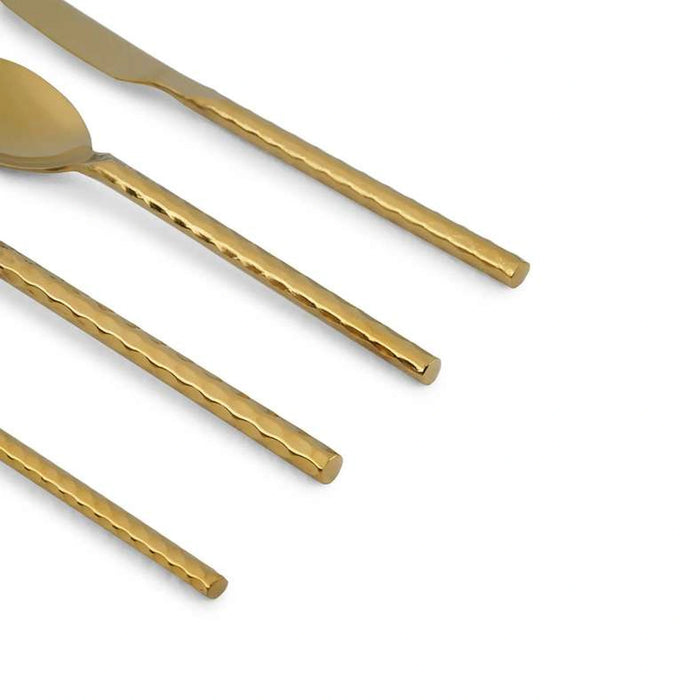 Voletta 24-Piece Cutlery Set - Gold