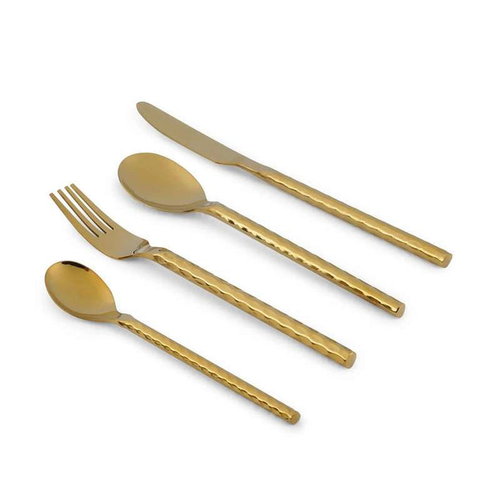 Voletta 24-Piece Cutlery Set - Gold
