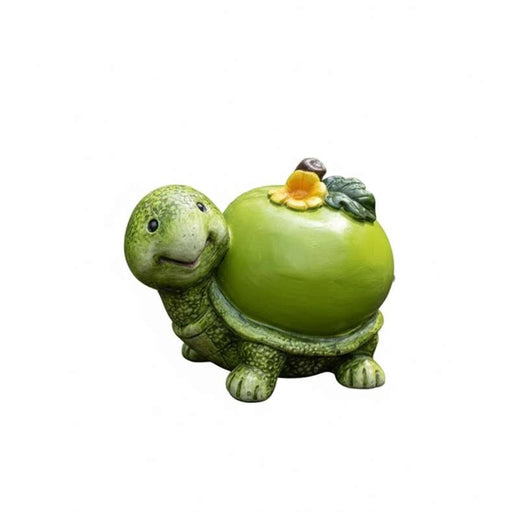 Waddles Polyresin Turtle Sculpture 15.5X12X11.5Cm - Green PAN HOME