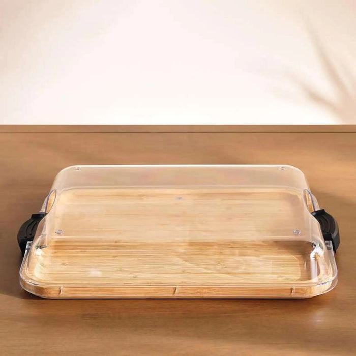 Wade Pastry/Cheese Carrying Box With Lid 38X28.7X6.8Cm -Natural