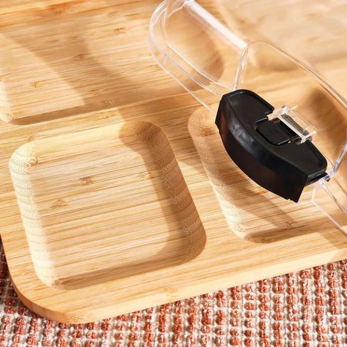 Wade Pastry/Cheese Carrying Box With Lid & Handle 38X28.7X6.8Cm -Natural