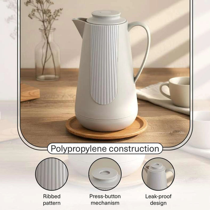 Wafa Vacuum Flask 1L -Grey