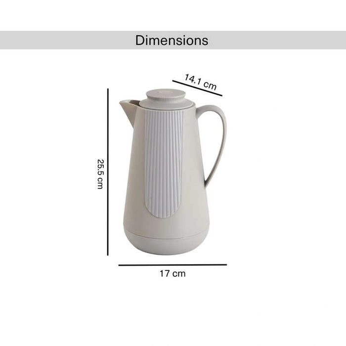 Wafa Vacuum Flask 1L -Grey