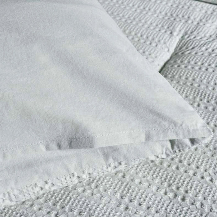 Waffle Stripe 3- Piece Full Comforter Set 160X240Cm - Grey Mist