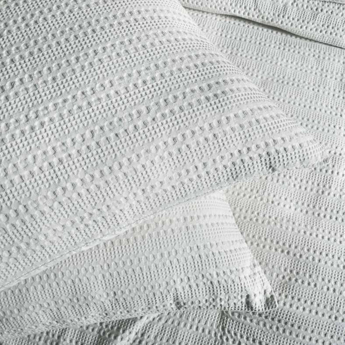 Waffle Stripe 3- Piece King Comforter Set 240X260Cm - Grey Mist