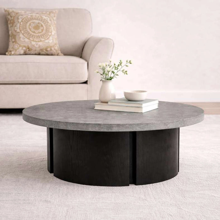 Waizig Coffee Table Marble - Grey & Brown