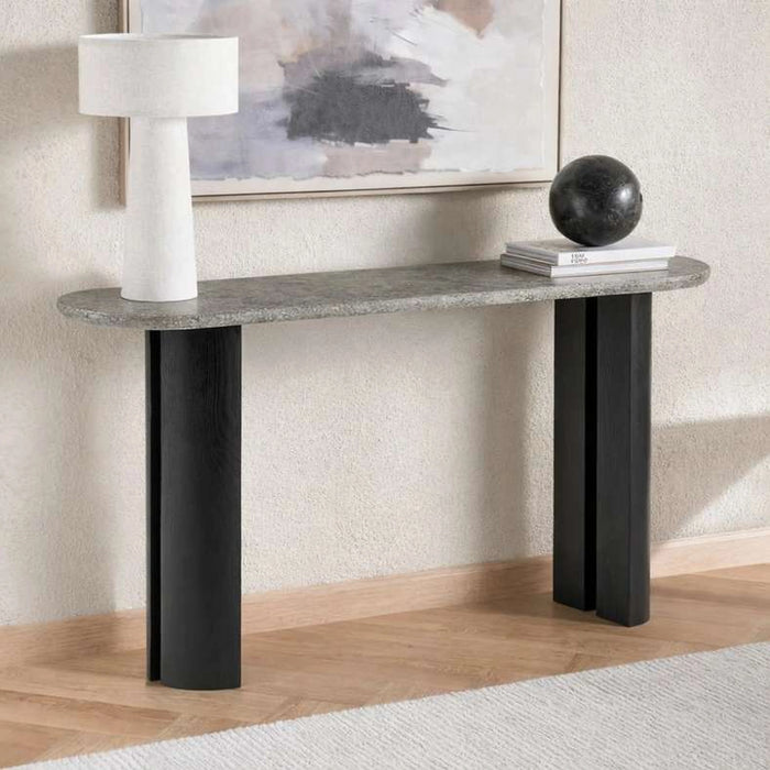 Waizig Console Table Marble - Grey & Brown