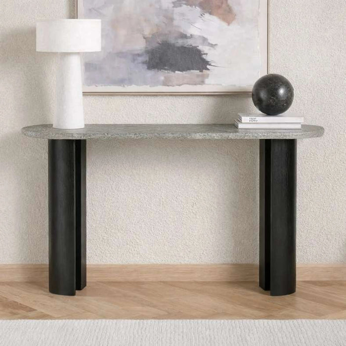 Waizig Console Table Marble - Grey & Brown