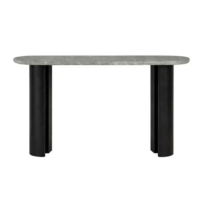 Waizig Console Table Marble - Grey & Brown